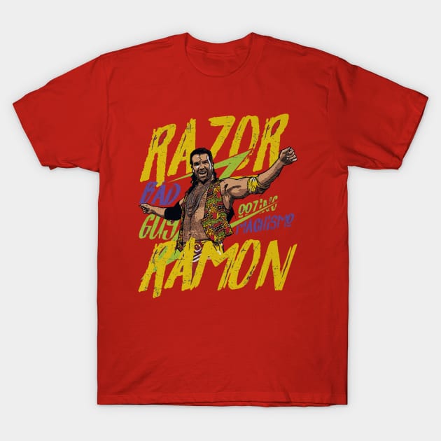 Razor Ramon Bad Guy T-Shirt by MunMun_Design